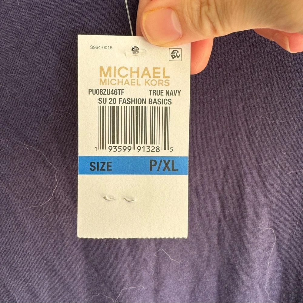 NWT Michael Kors Navy Blue Maxi Dress